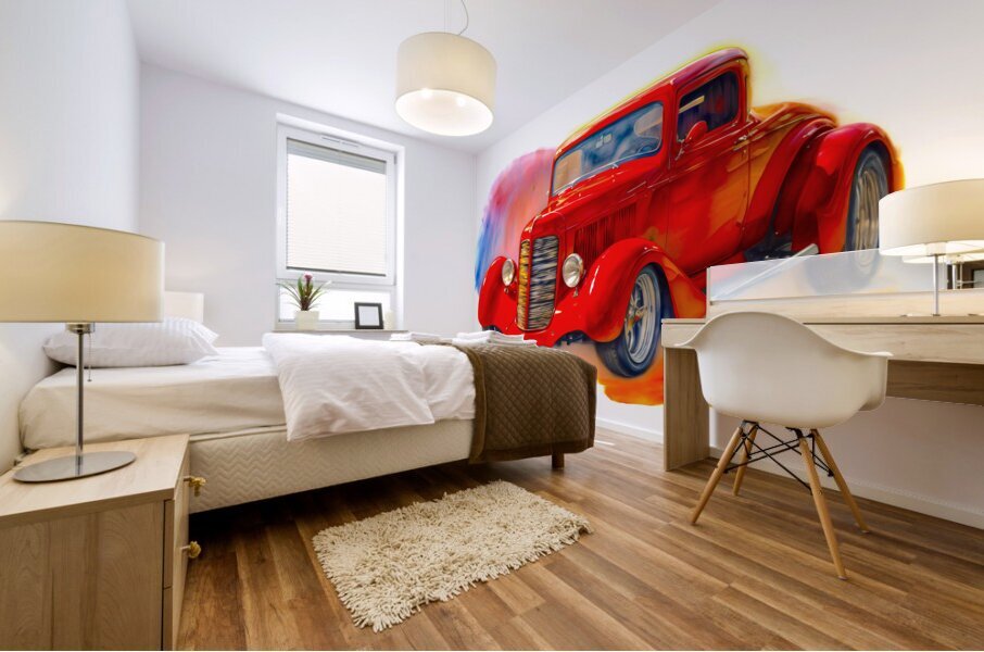Hot Rod 6 Mural print