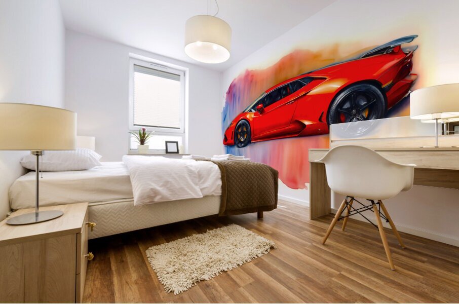 Lamborghini 3 Mural print