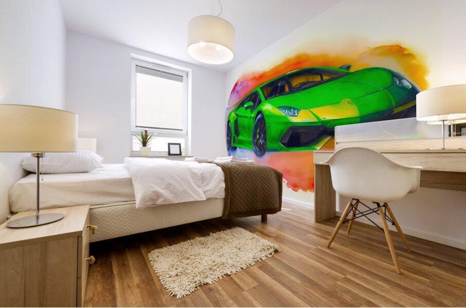 Lamborghini 4 Mural print