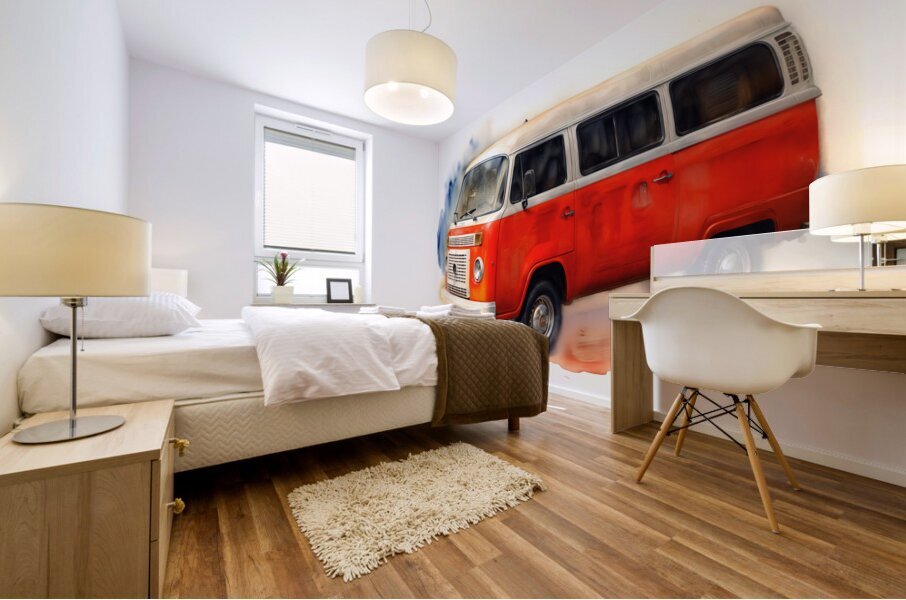 Mini Bus Van 2 Mural print