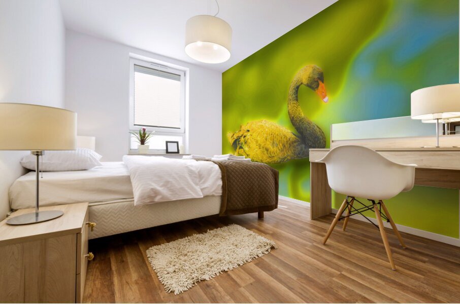 SWAN 1 Mural print