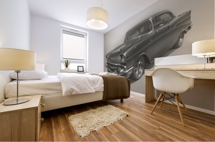 1957 Chevy B686 Mural print
