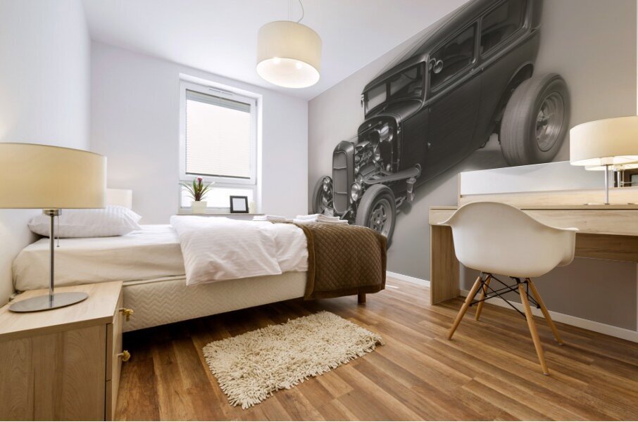 Hot Rod B699 Mural print