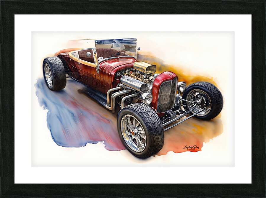 Hot Rod 3 Picture Frame print