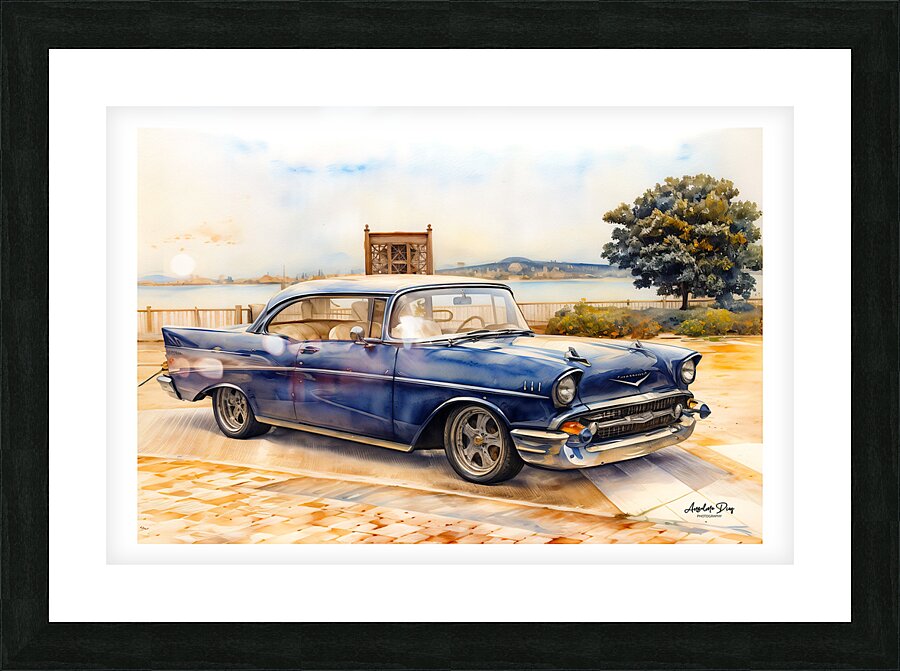1957 Chevy 2 Picture Frame print