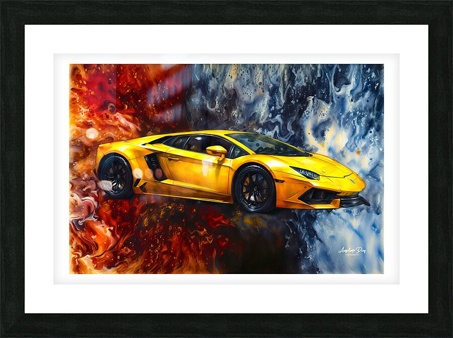 Lamborghini Picture Frame print