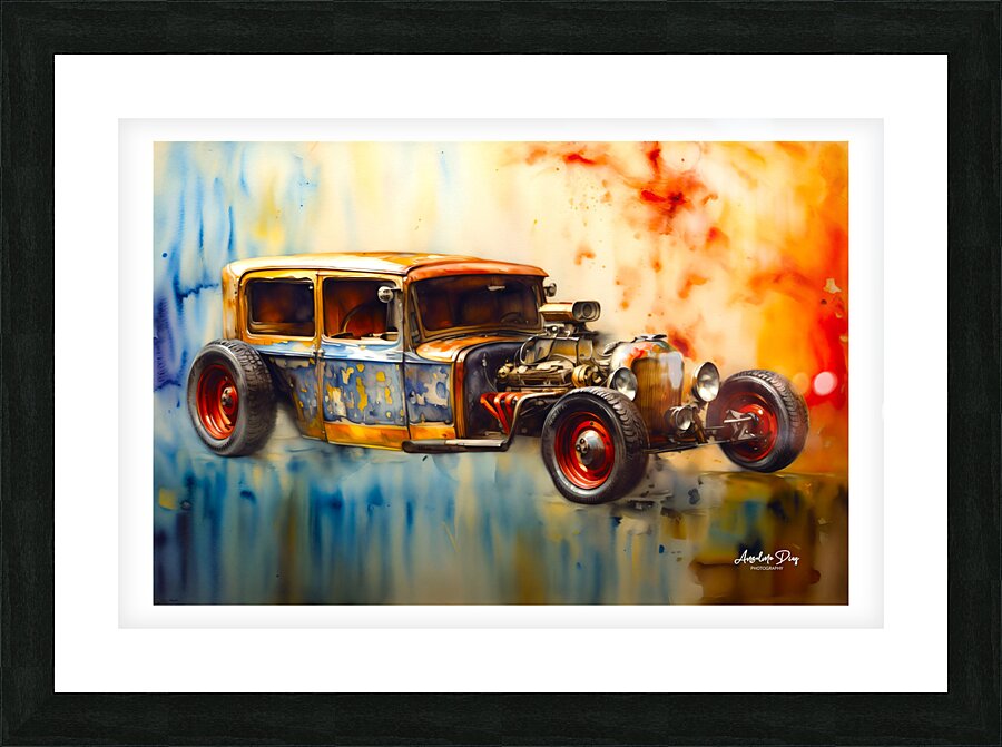 Rat Rod 3 Picture Frame print