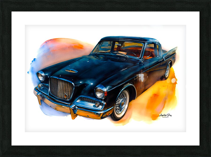 1958 Studebaker Golden Hawk Picture Frame print
