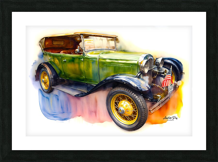 1930 Model A  Phaeton Picture Frame print
