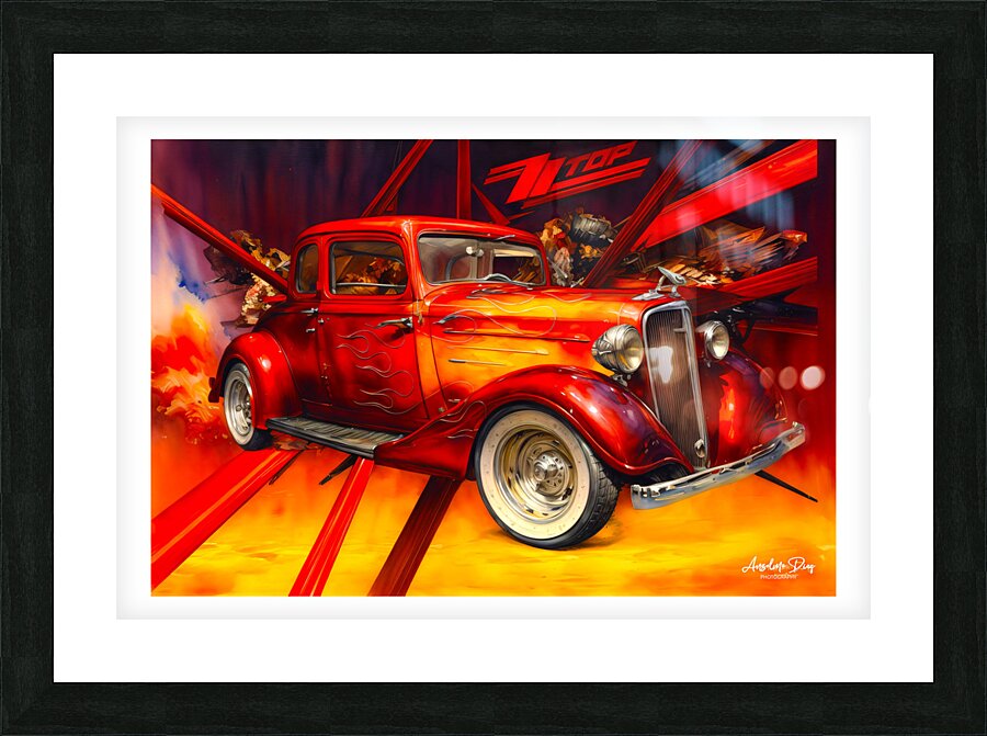 1933 Ford Custom Picture Frame print