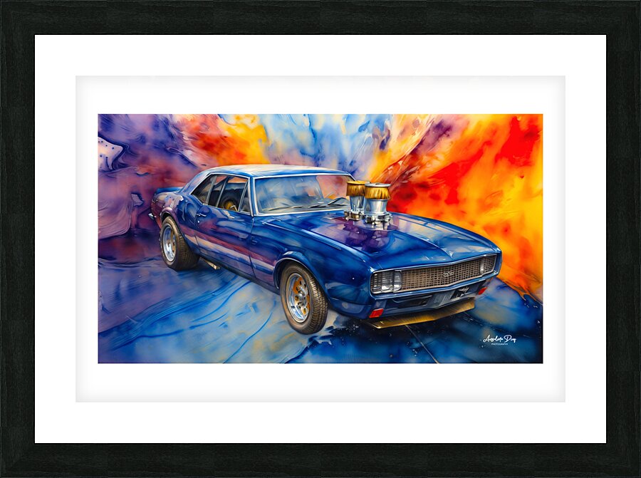 1968 Camaro Picture Frame print