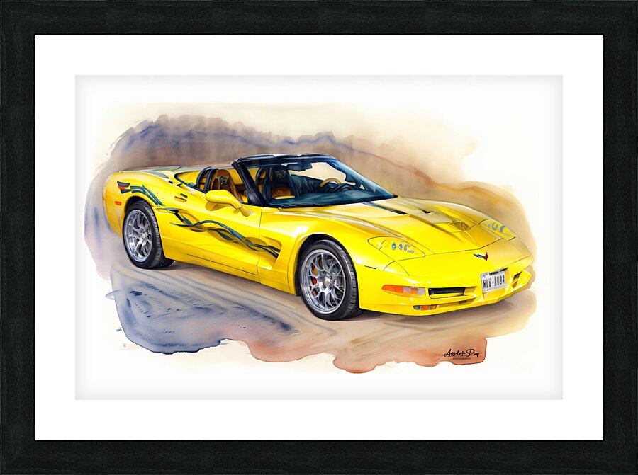2005 C6 Corvette  Picture Frame print