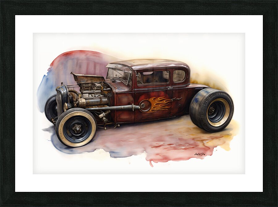 Rat Rod 7 Picture Frame print