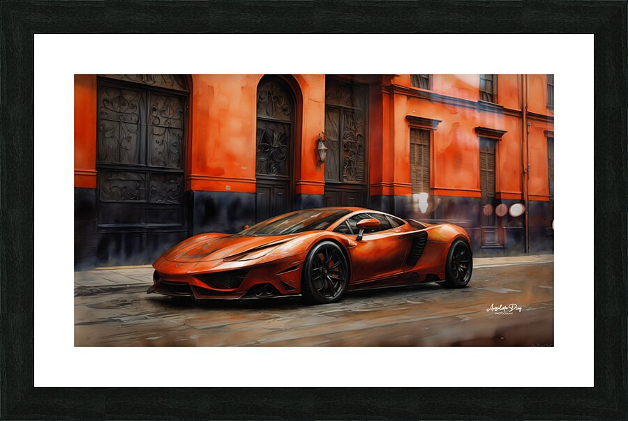 Exotic Car Picture Frame print
