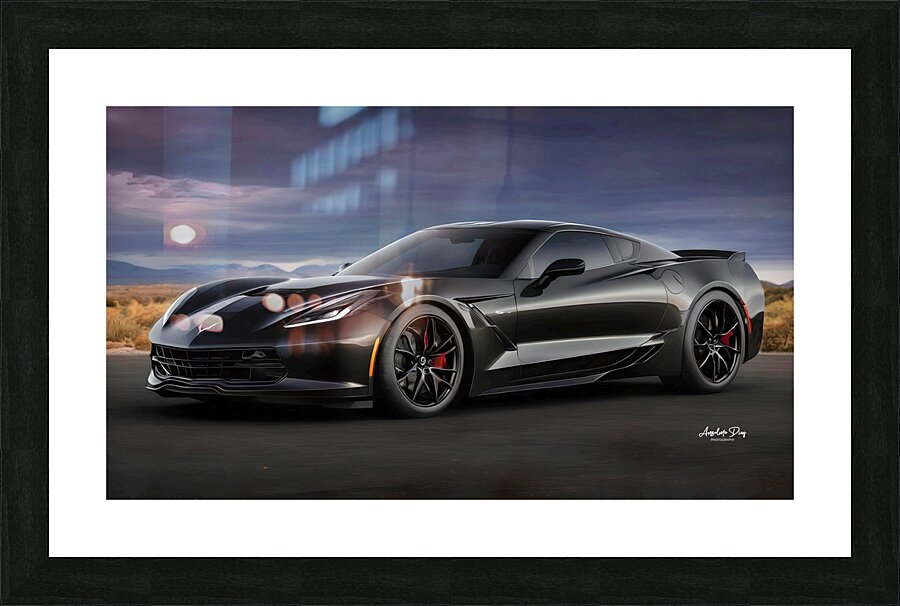 Corvette C7 Picture Frame print