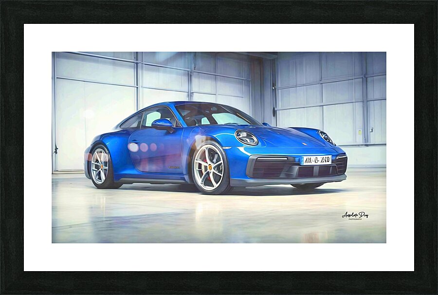 Porsche 3 Picture Frame print