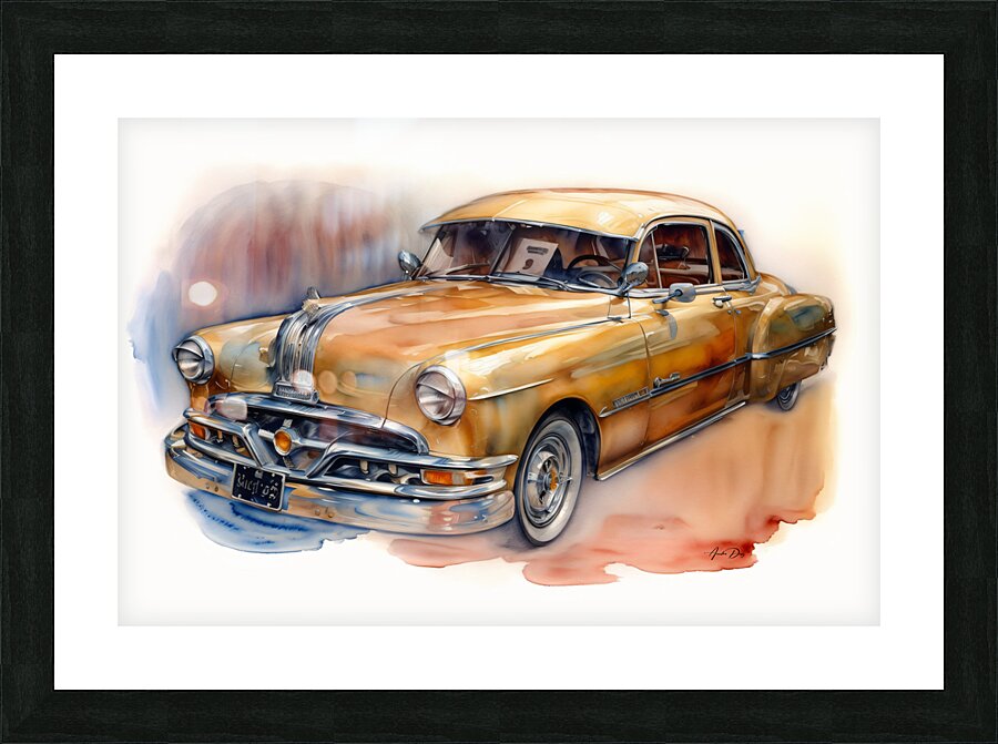 Classic Car 3 Picture Frame print