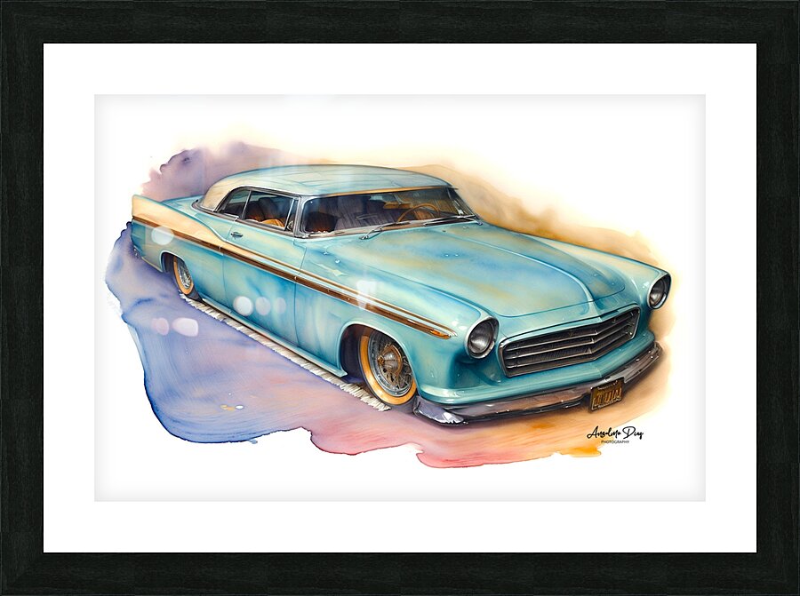 Classic Car 5 Picture Frame print