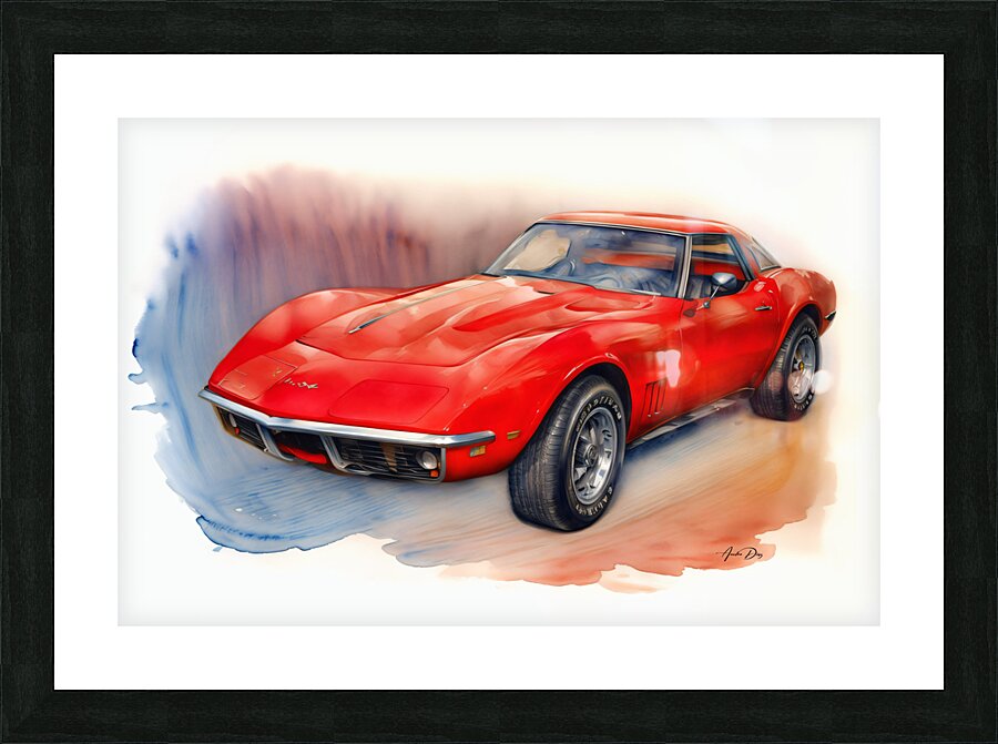 Corvette C5 1978 13 Picture Frame print