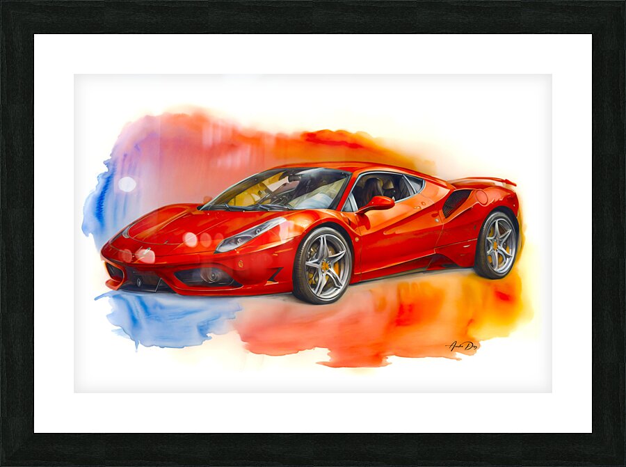 Ferrari Picture Frame print