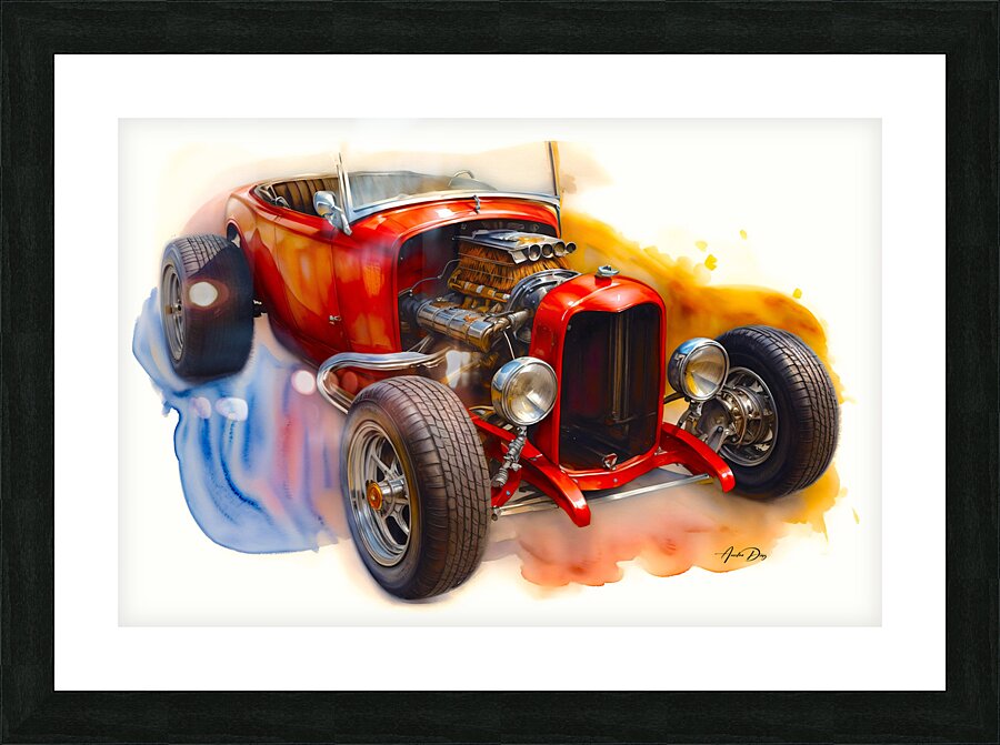 Hot Rod 4 Picture Frame print