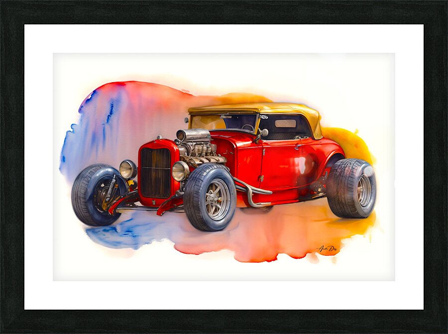 Hot Rod 5 Picture Frame print