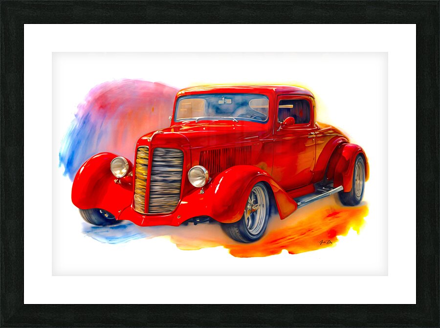 Hot Rod 6 Picture Frame print
