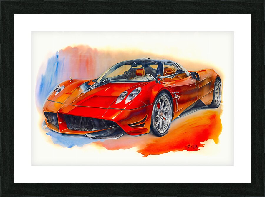 Mclaren 3 Picture Frame print