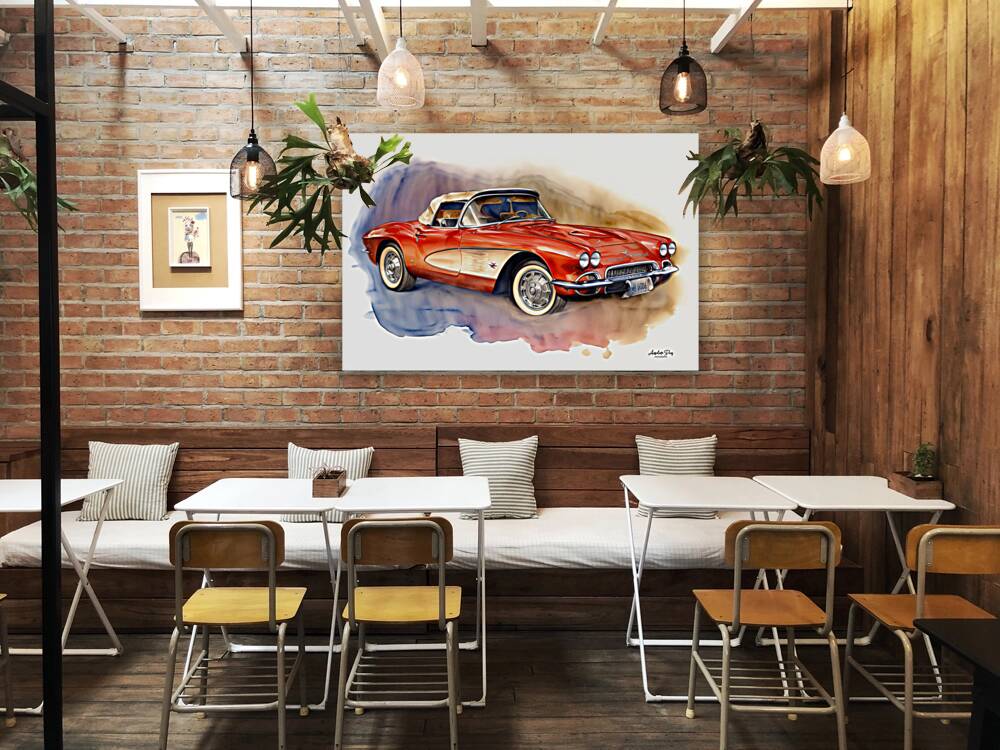 1952 Corvette C2 3 Reproduction
