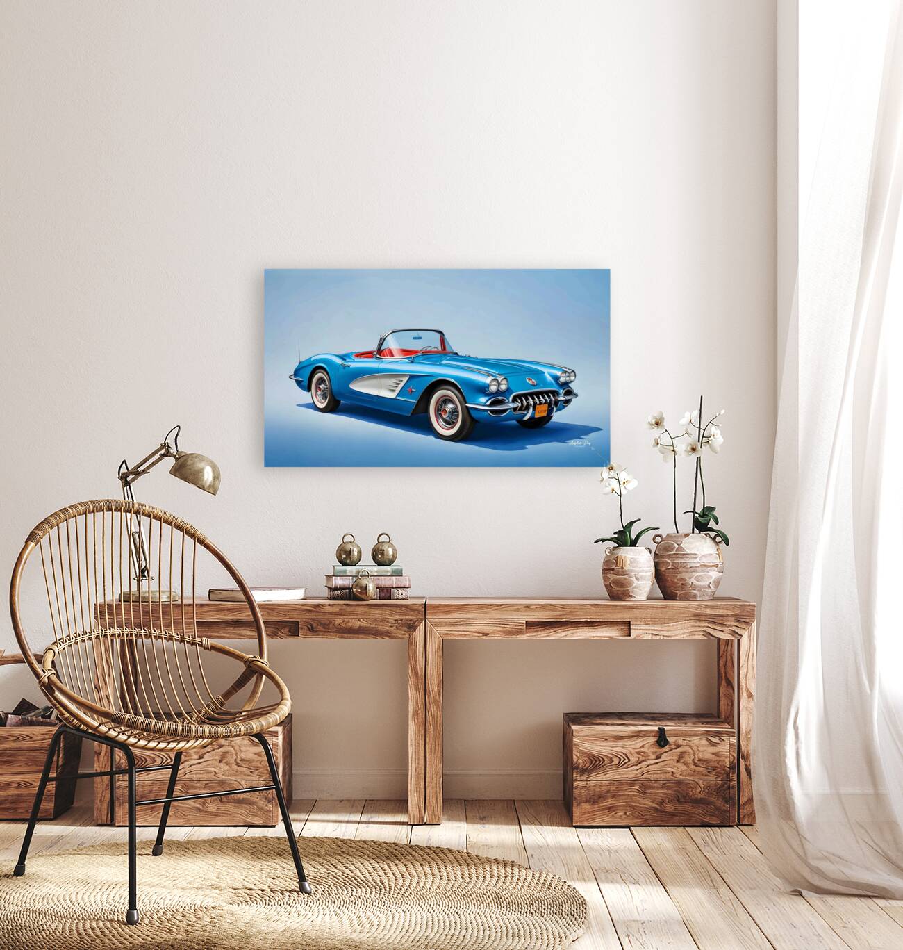 CORVETTE 1957 C2 Reproduction