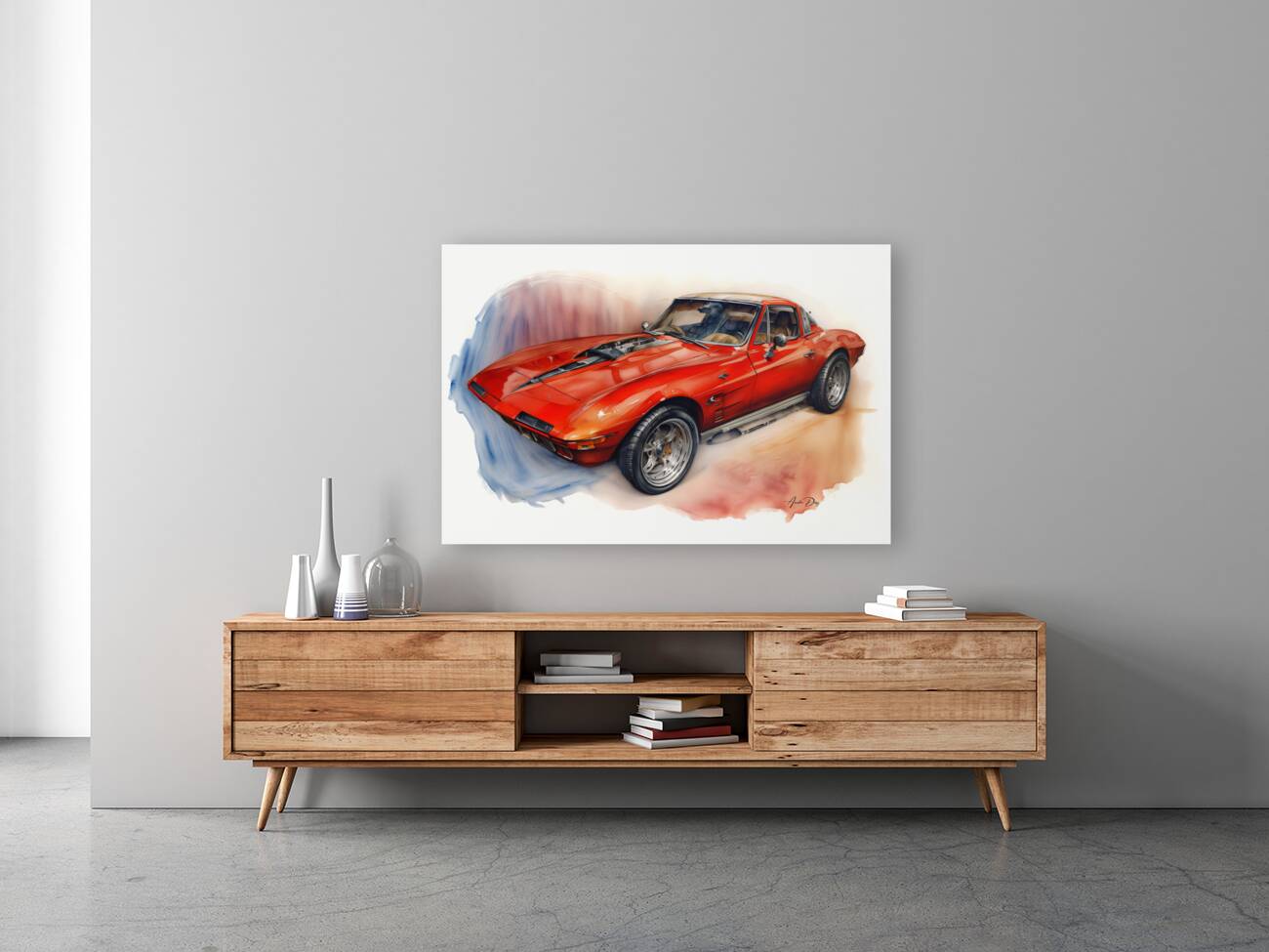 Corvette C2 1956 15. Reproduction