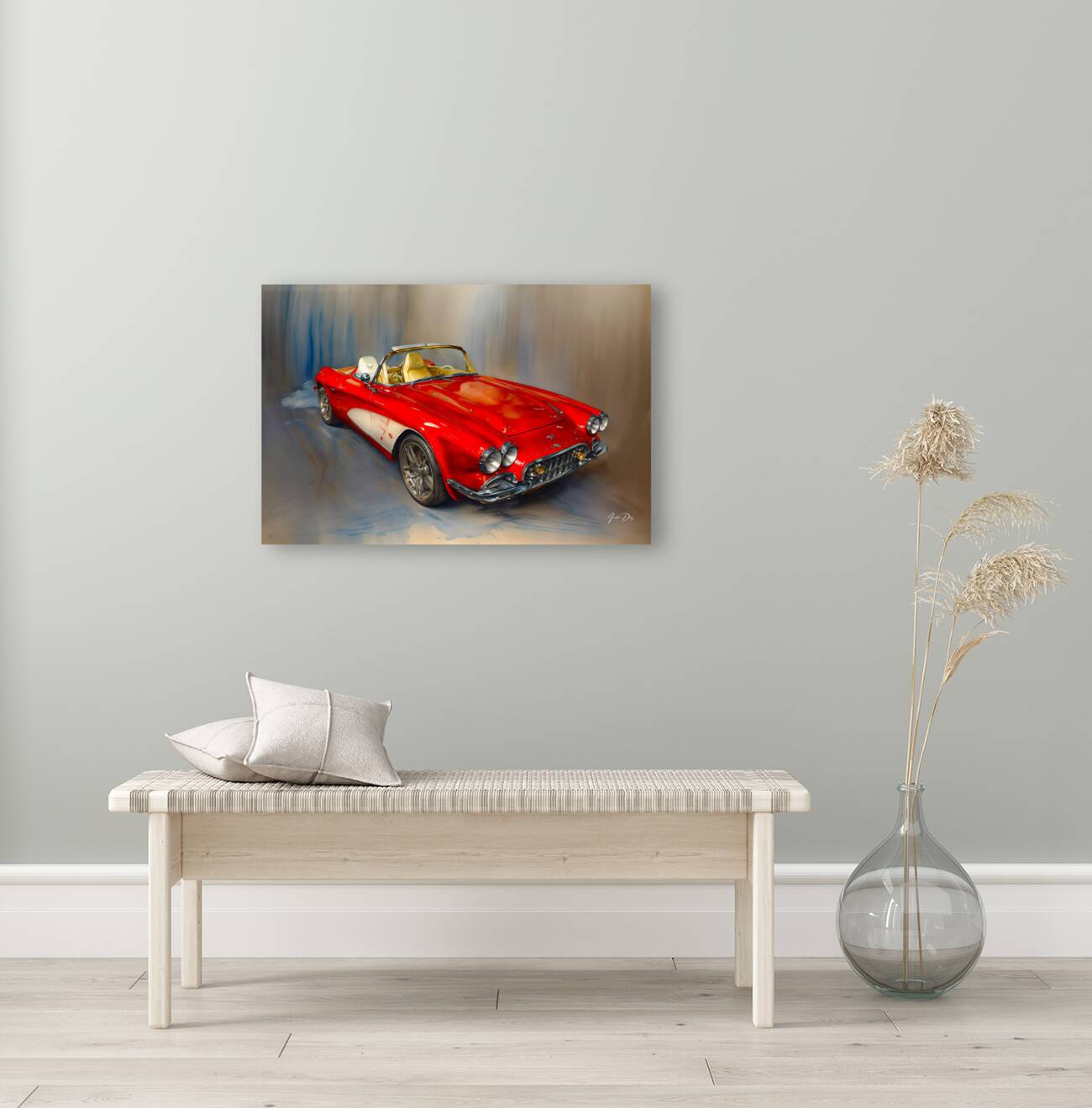 Corvette C2 1957 9 Reproduction