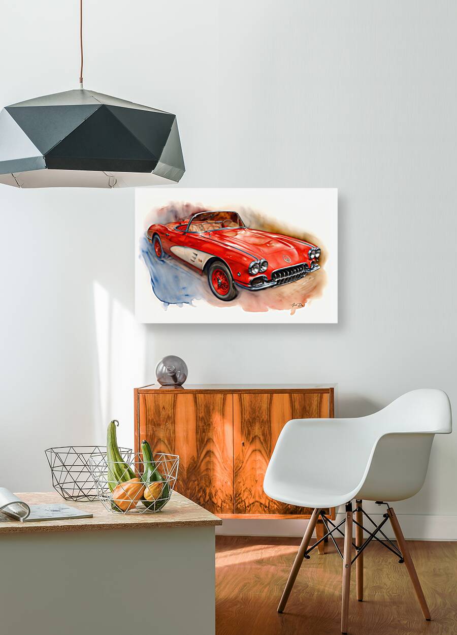 Corvette C2 1957 11 Reproduction