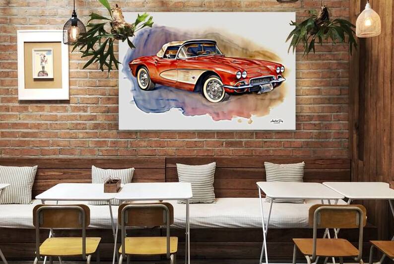 1952 Corvette C2 3 Reproduction