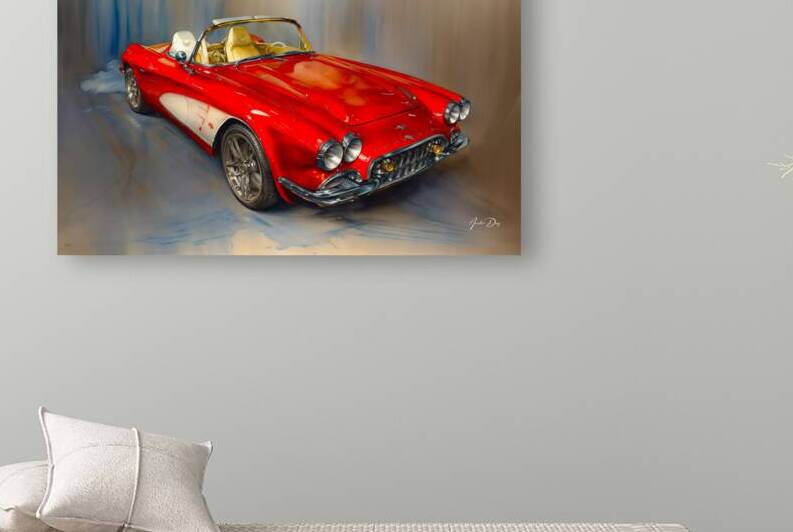 Corvette C2 1957 9 Reproduction