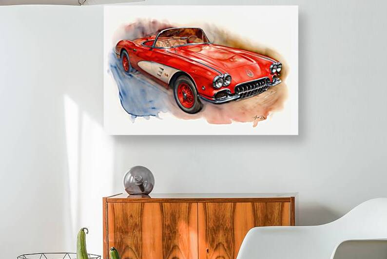 Corvette C2 1957 11 Reproduction