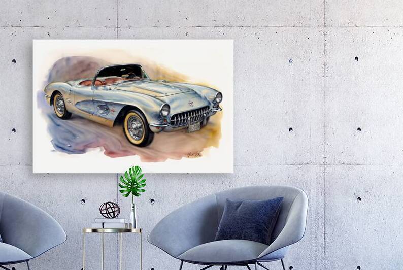 Corvette C2 1957 12 Reproduction
