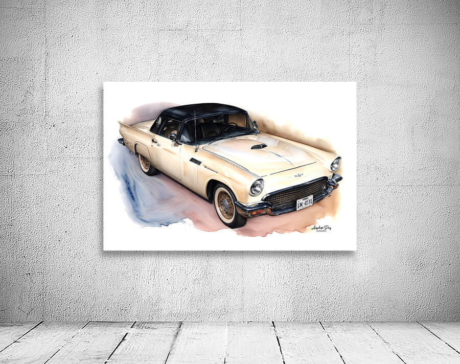 1957 Ford Thunderbird 2 Wall Preview