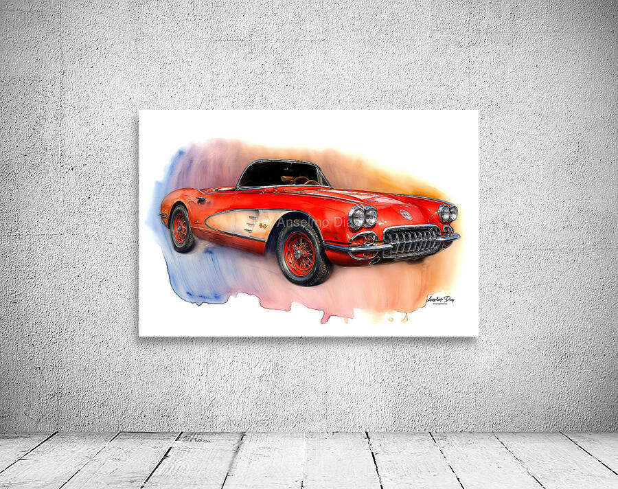 1952 Corvette C2 1 Wall Preview