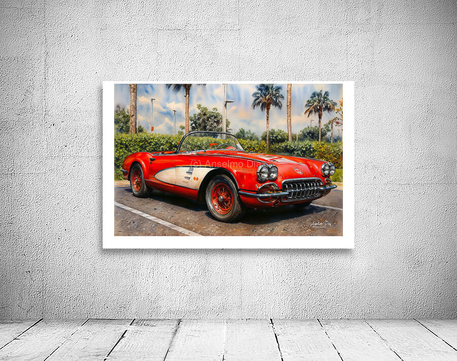 1952 Corvette C2 2 Wall Preview