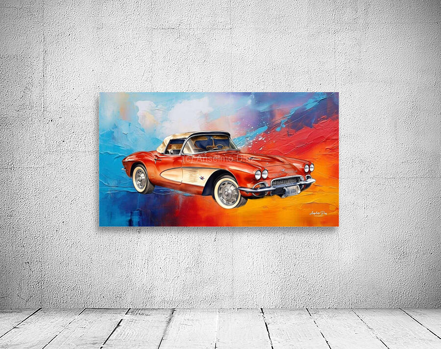 1952 Corvette C2 4 Wall Preview