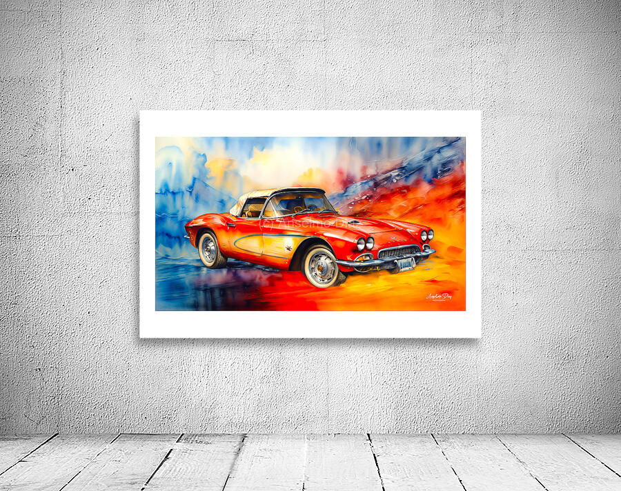 1952 Corvette C2 5 Wall Preview