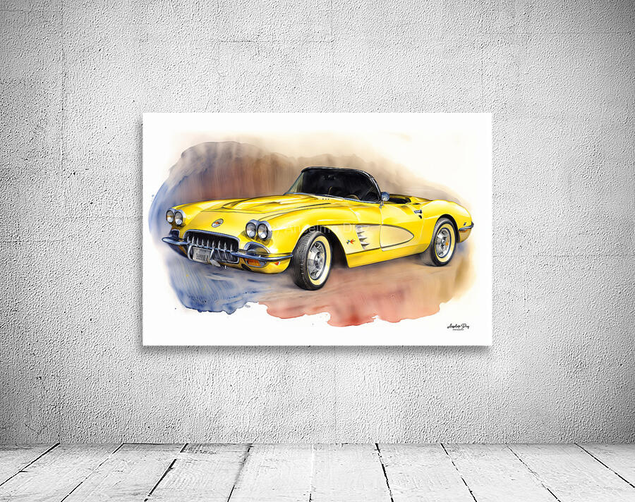 1952 Corvette C2 6 Wall Preview