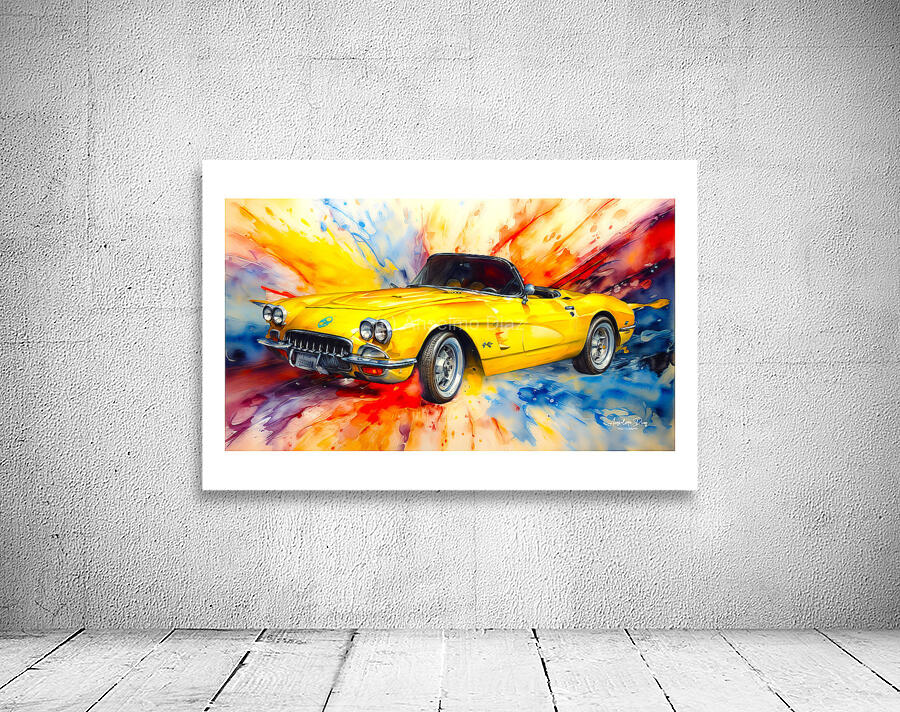 1952 Corvette C2 7 Wall Preview