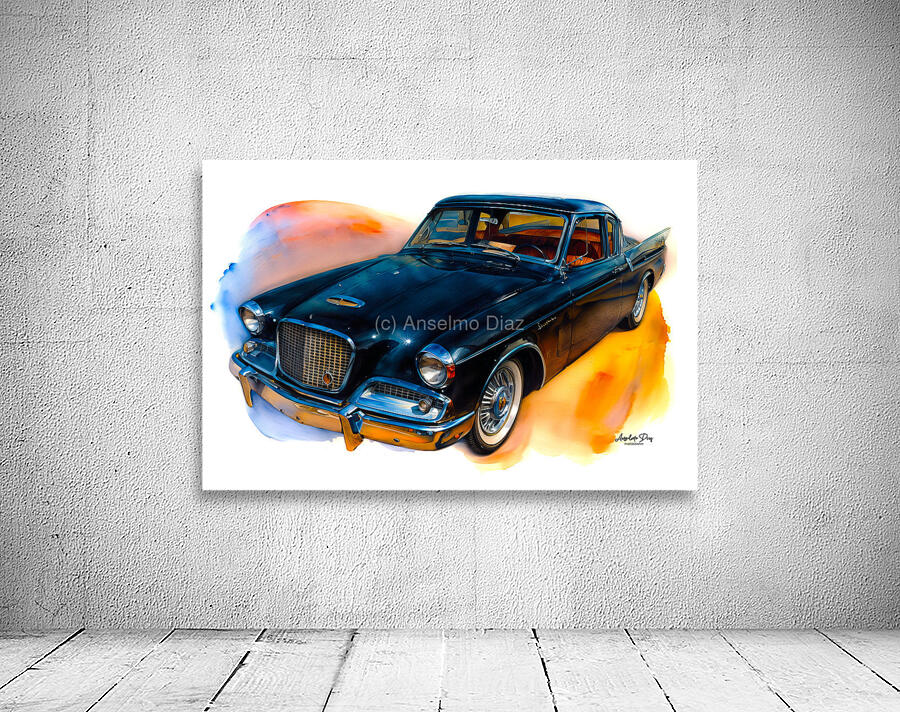 1958 Studebaker Golden Hawk Wall Preview
