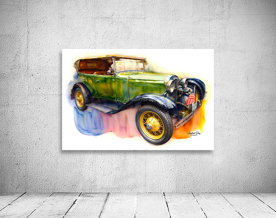 1930 Model A  Phaeton Wall Preview
