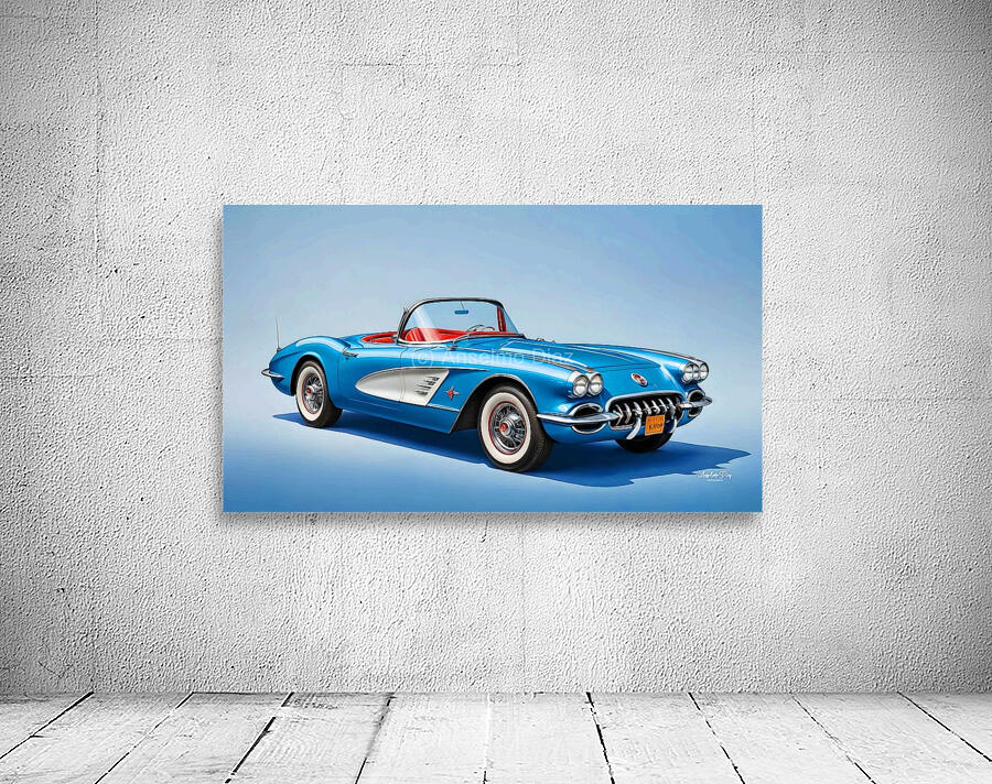 CORVETTE 1957 C2 Wall Preview