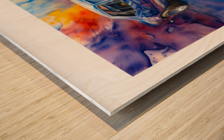 1968 Camaro Wood print
