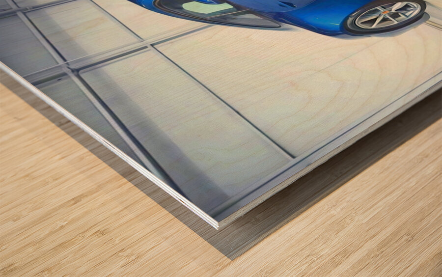Porsche 3 Wood print
