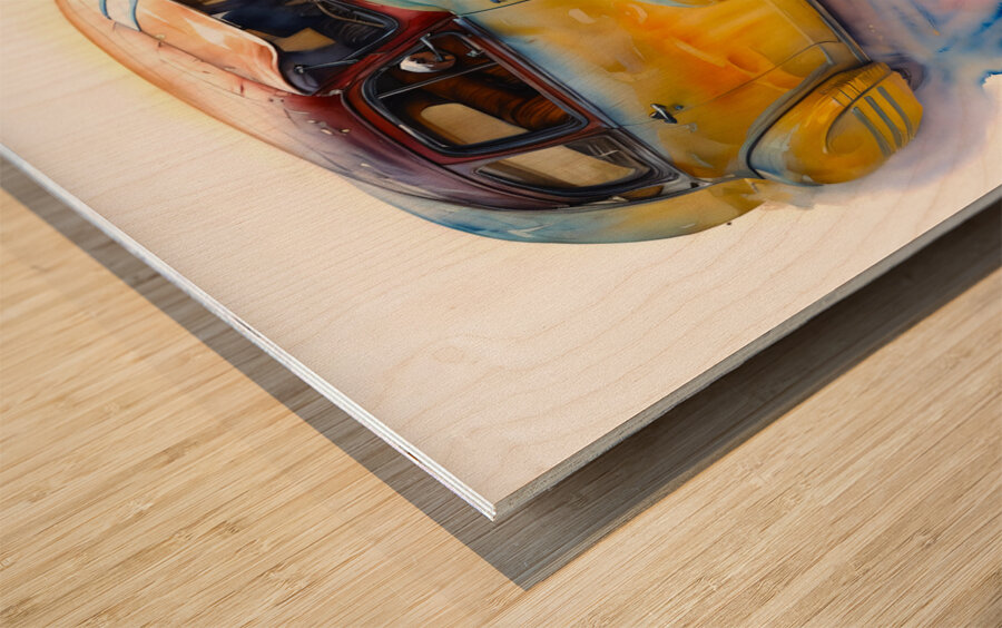 Classic Car 4 Wood print